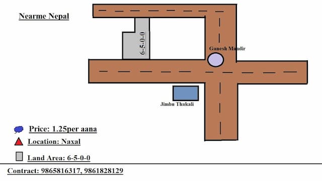 Land on sale in Naxal, Kathmandu